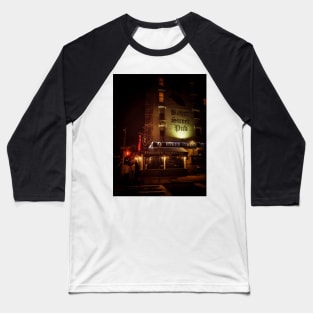 Manhattan by Night, New York City Baseball T-Shirt